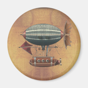 Aimant La machine de vol de Steampunk d'Aléoute de