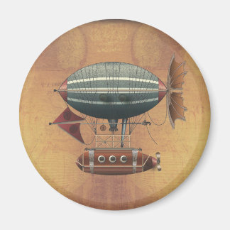 Aimant La machine volante Aleutian Steampunk
