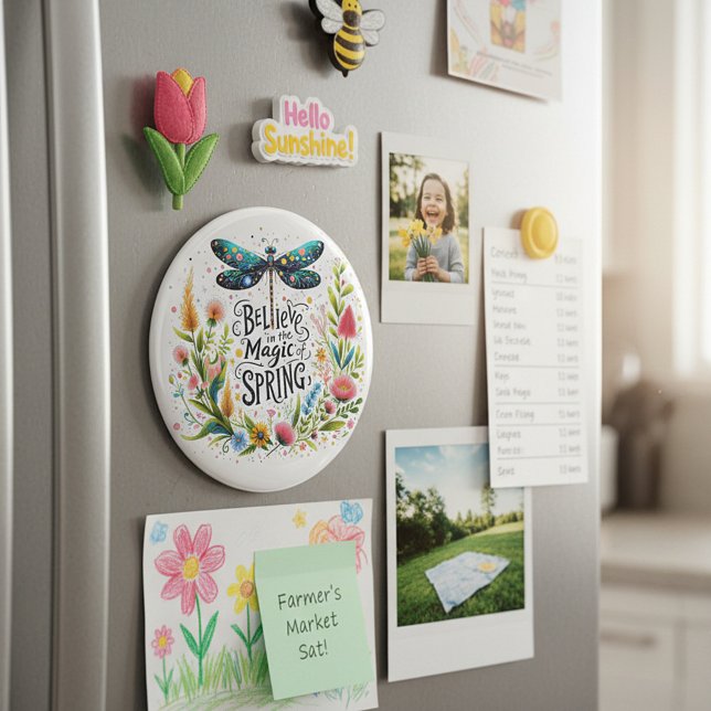 Aimant La Magie de la floraison de printemps (Créateur téléchargé)