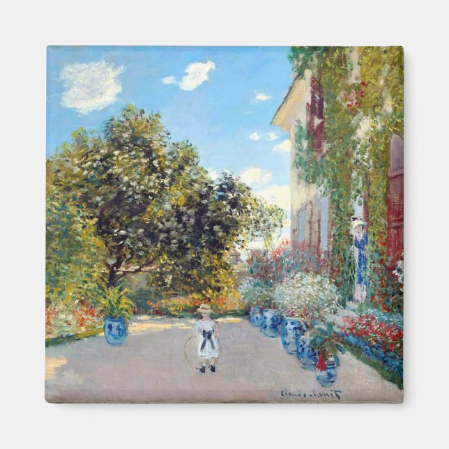 Aimant La Maison de l'artiste à Argenteuil par Claude Mon (Devant)