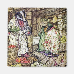 Aimant "La Maison du Badger" par Arthur Rackham