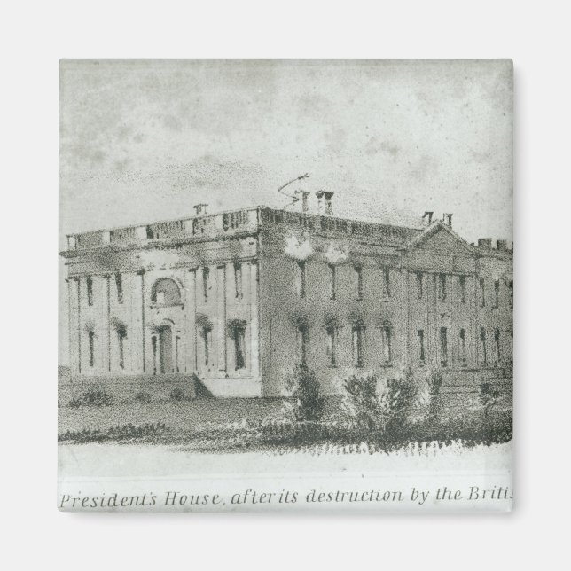 Aimant La Maison du Président après sa destruction (Devant)