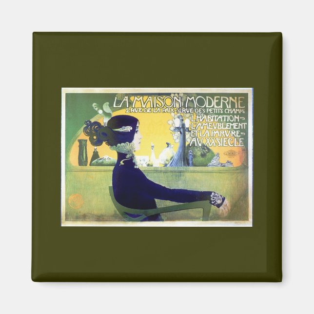 Aimant La Maison Moderne Art Nouveau (Devant)