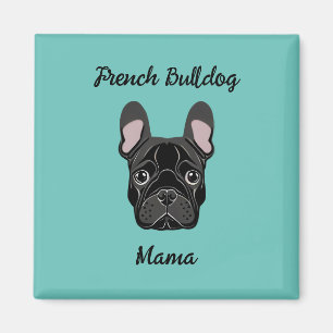 Aimant La maman du Bulldog