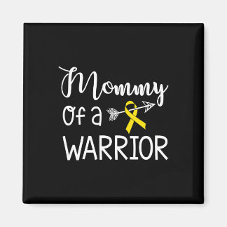 Aimant La maman d'un guerrier Sensibilisation au cancer c