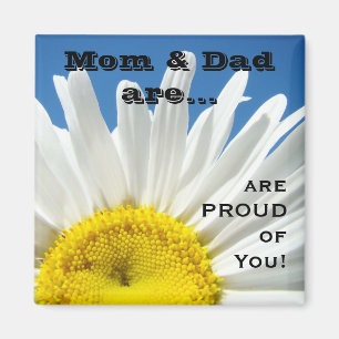 Aimant La maman et le papa sont fiers de vous ! enfants