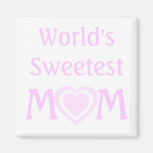 Aimant La MAMAN la plus douce du monde simple avec les