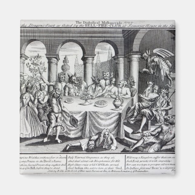 Aimant La masquade diabolique (Devant)