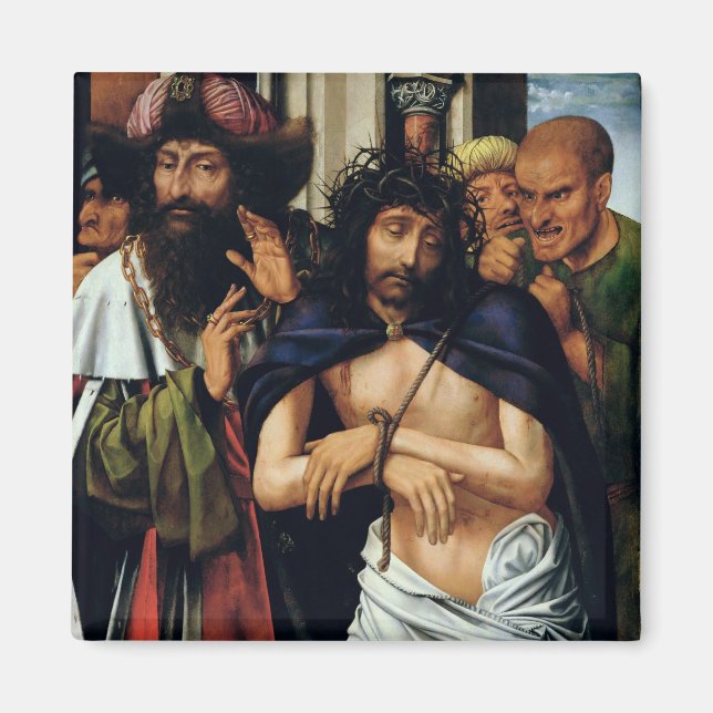 Aimant La mastication du Christ (huile sur panneau) (voir (Devant)