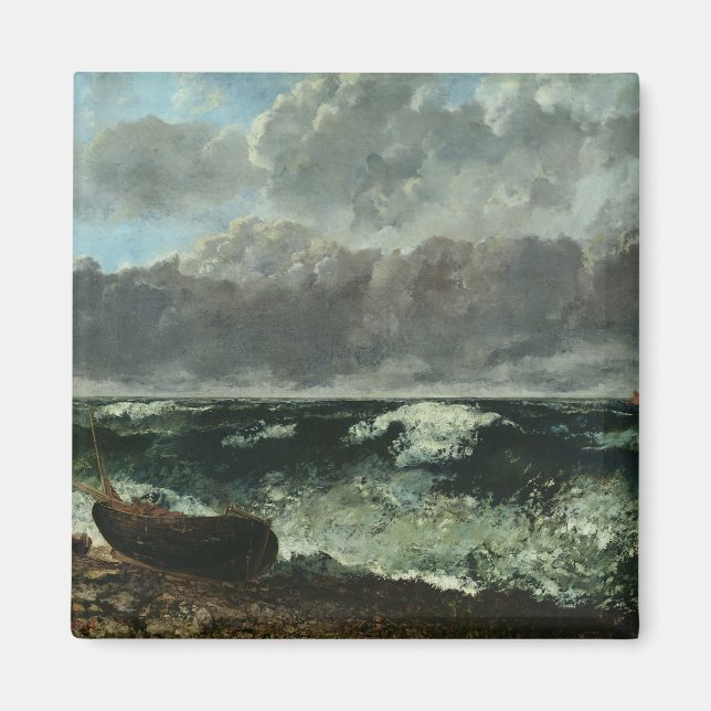 Aimant La Mer Stormy ou, La Vague, 1870 (Devant)