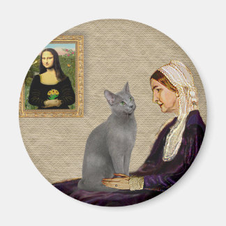 Aimant La mère de Whistler - chat bleu russe