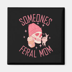 Aimant La mère funéraire de quelqu'un Halloween Squelette