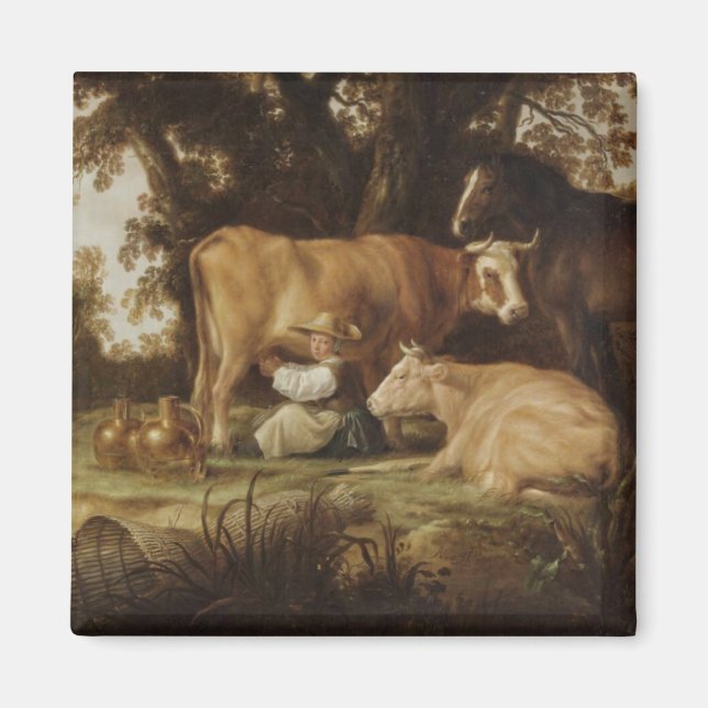 Aimant La Milkmaid Aelbert Cuyp (Devant)