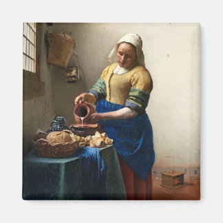 Aimant La Milkmaid, Jan Vermeer
