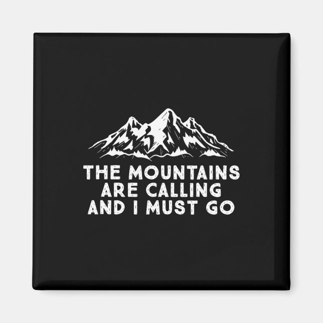 Aimant La Montagne Appelle (Devant)