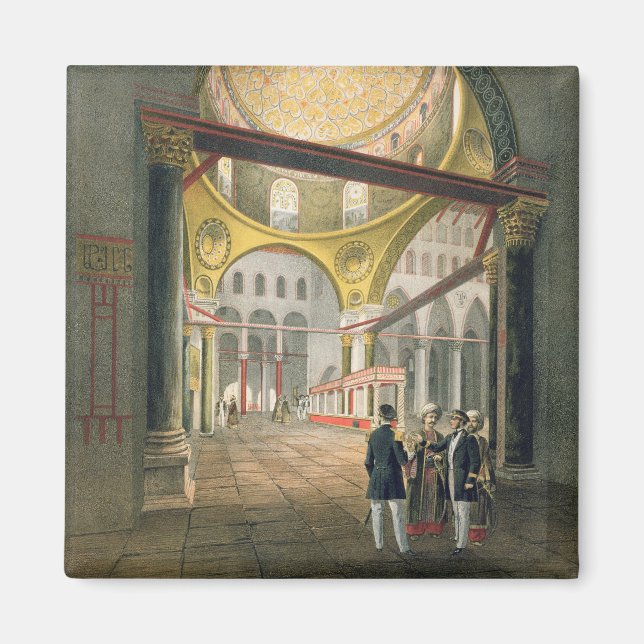 Aimant La mosquée El Aksa, des "Souvenirs de Jérusalem", (Devant)