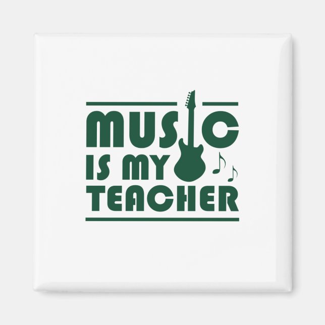 Aimant La musique est mon professeur (Devant)