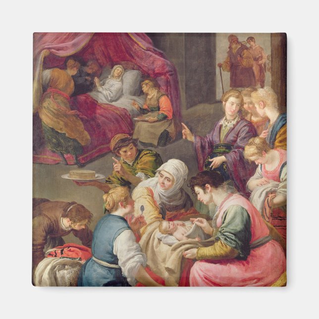 Aimant La naissance de la Vierge, 1640 (huile sur toile) (Devant)