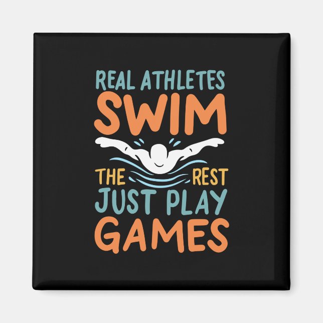 Aimant La natation (Devant)