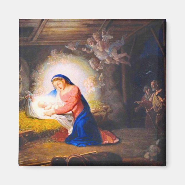 Aimant La Nativité du Christ (Devant)