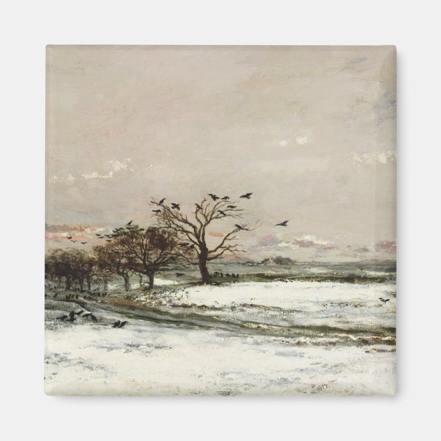 Aimant La neige, 1873 (Devant)