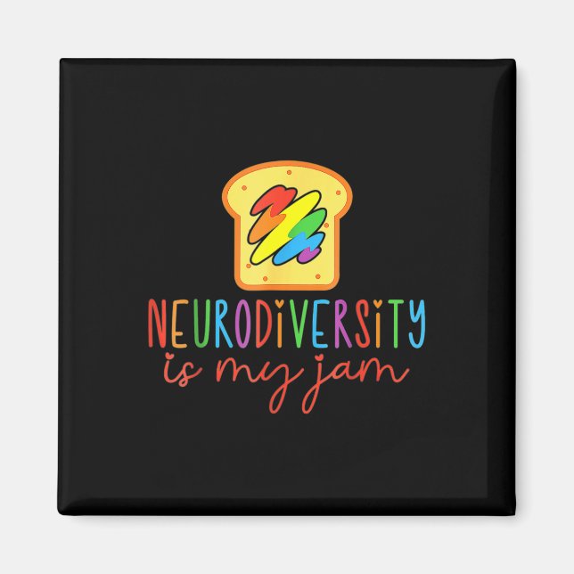 Aimant La neurodiversité est ma Sensibilisation sur l'aut (Devant)