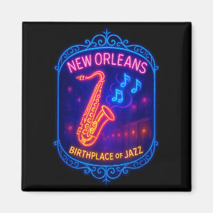 Aimant La Nouvelle-Orléans, Louisiane, berceau du Jazz