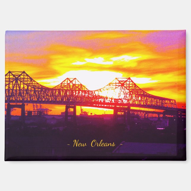 Aimant La Nouvelle-Orléans, Louisiane, États-Unis   ---   (Recto)