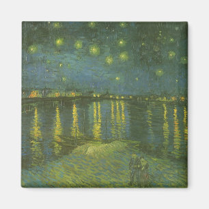 Aimant La nuit étoilée sur le Rhône par Vincent van Gogh