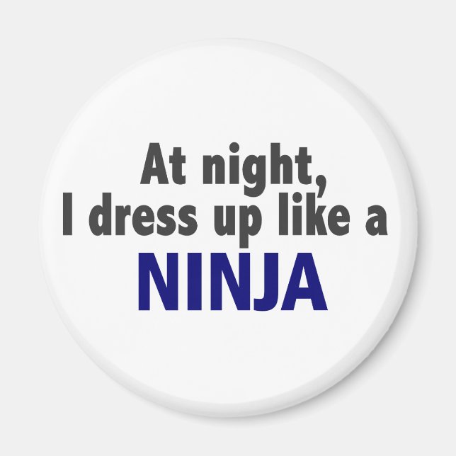 Aimant La Nuit, Je Me Habille Comme Un Ninja (Devant)