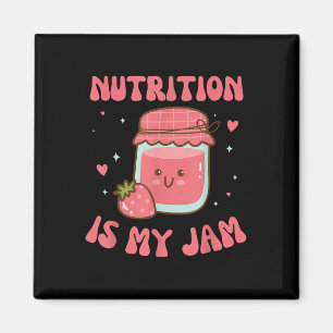 Aimant La nutrition est ma confiture drôle Diététiste et