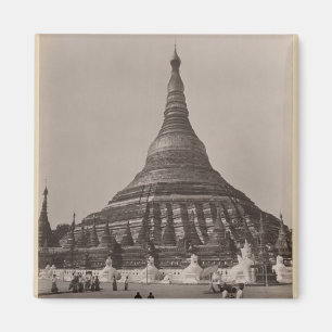 Aimant La pagoda de Shwedagon à Rangoon, Birmanie, c.186