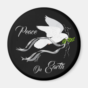 Aimant La paix sur l'aimant de la Terre