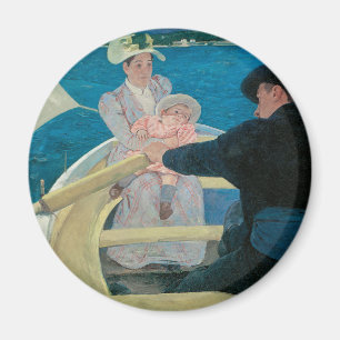 Aimant La Partie en bateau par Mary Cassatt, Beaux-Arts V