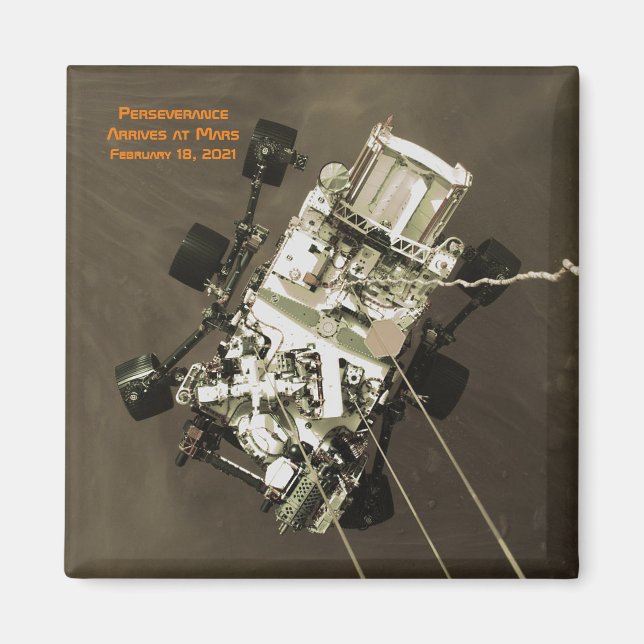 Aimant La persévérance arrive sur Mars (Devant)
