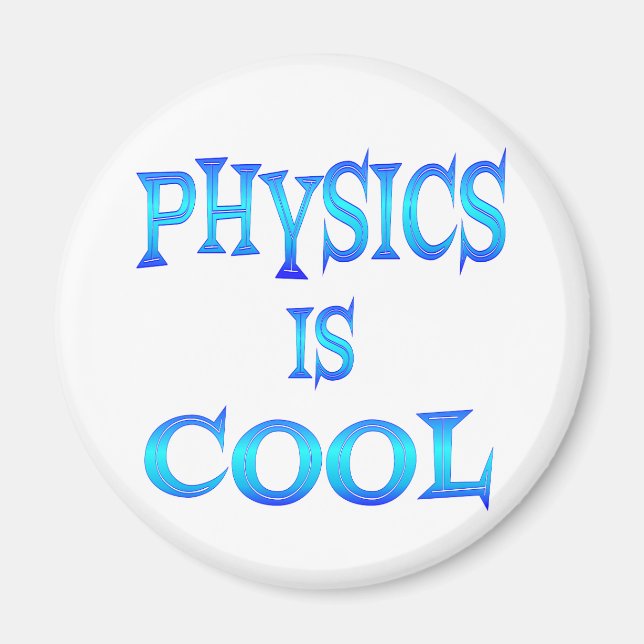Aimant La physique est Cool (Devant)