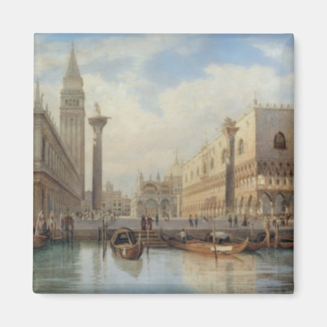 Aimant La Piazza San Marco Venice, Salomon Corrodi (Devant)