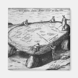 Aimant La pierre soulevée, illustration de