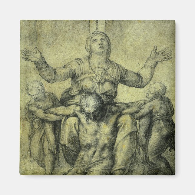 Aimant La Pieta de Michelangelo pour Vittoria Colonna (Devant)