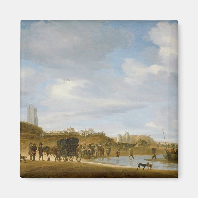 Aimant La plage d'Egmond-an-Zee (Devant)