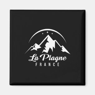 Aimant La Plagne France Station De Ski Ski Snowboard So