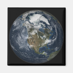 Aimant La pleine terre montrant l'Amérique du Nord 5