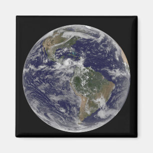 Aimant La pleine terre montrant l'Amérique du Nord et de