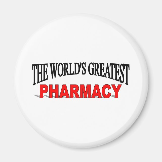 Aimant La plus grande pharmacie du monde (Devant)