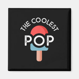 Aimant La Pop La Plus Coolle Drôle Chemise Papa Pour Papa