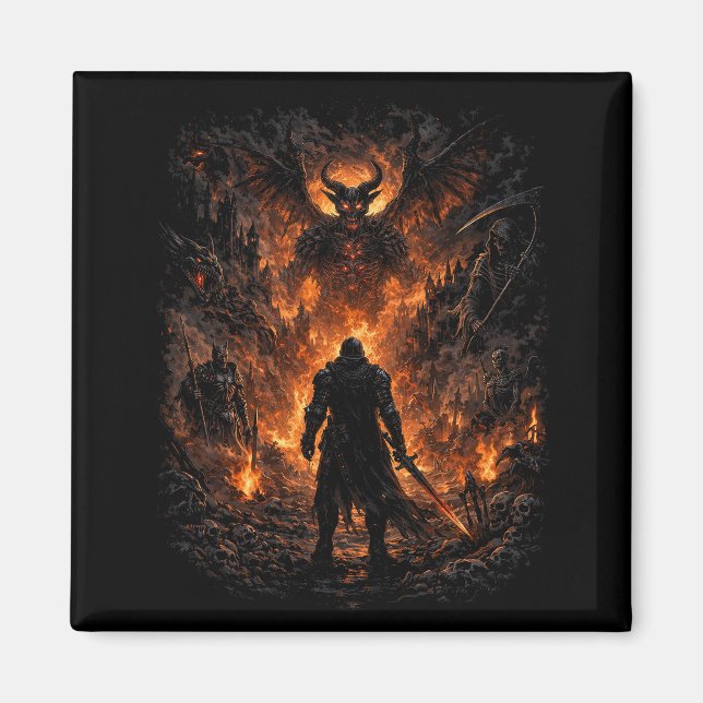 Aimant La Porte de l'Enfer (Devant)