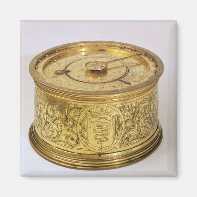 Aimant La première horloge à ressort avec fusee, 1525 (Devant)