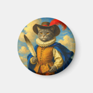 Aimant La première lame du roi Un Mousquetaire Chat Hon