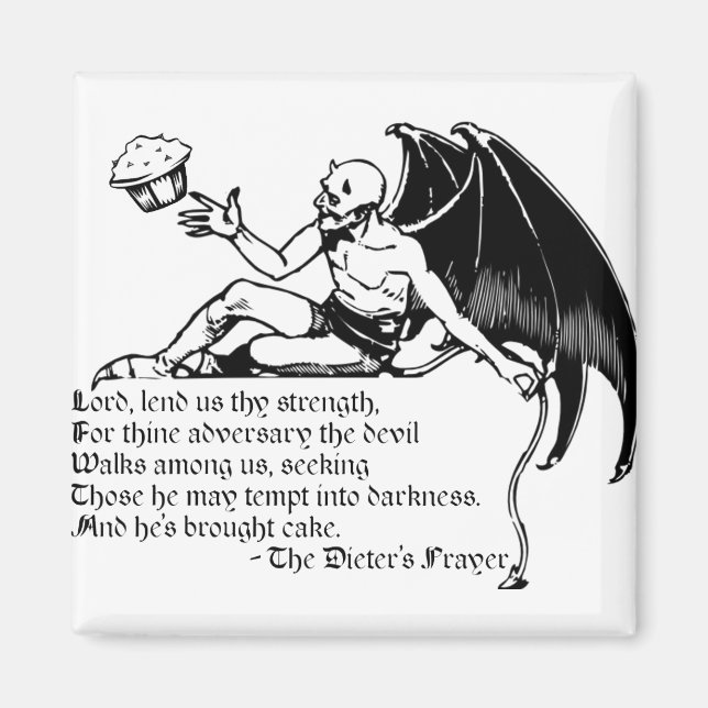 Aimant La prière du diètre (Devant)