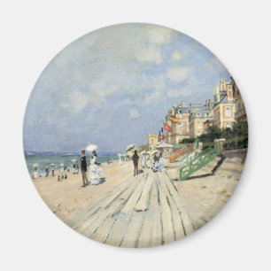 Aimant La promenade à Trouville par Claude Monet